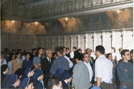 Asistentes a la misa de inauguración del curso 1992-1993 en el Monasterio de Cartuja.