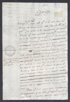 Carta de Francisco de Saavedra al conde de Grasse, sobre las actividades de la guerra contra Ingl...