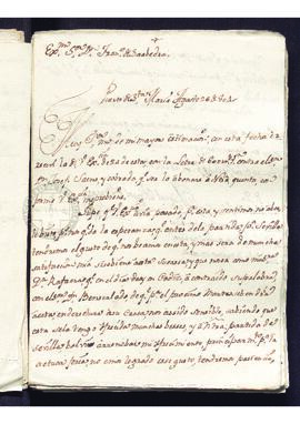 Carta particular de Miguel Ángel de Brea a Francisco de Saavedra