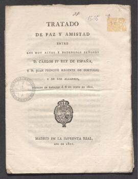 Tratado de paz y amistad entre España y Portugal