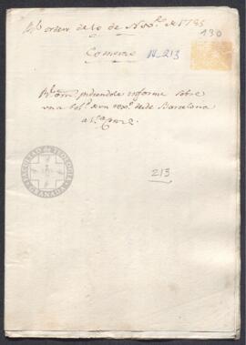 Real Orden de José de Gálvez al intendente de Caracas, Francisco de Saavedra, para que informe ac...