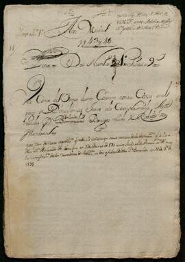 Carta de venta de un Carmen de Dª Brianda Banegas viuda de Rodrigo de Mendoza 1519. Letra D núm. ...