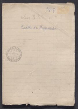 Carta de Antonio de Eyaralar a Francisco de Saavedra, comentando las circustancias que rodean su ...