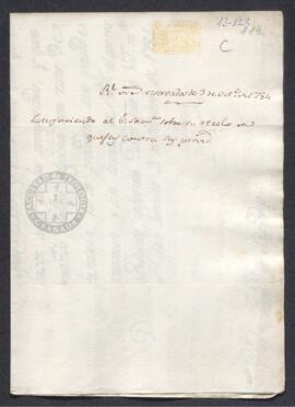 Real Orden de José de Gálvez al intendente de Caracas, Francisco de Saavedra, aconsejándole la me...