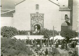 Salida de la Virgen del Martirio en Ugíjar