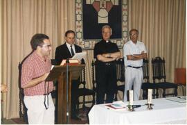 Misa en la Facultad de Teología de Granada en 1999.