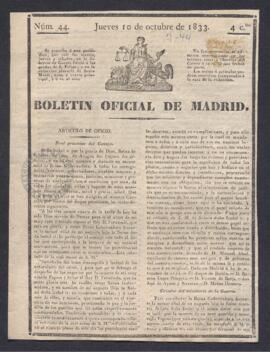 Boletín Oficial de Madrid