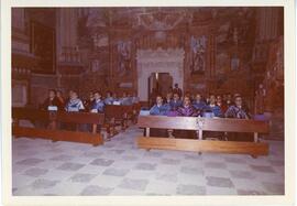Doctores asistentes a la inauguración del curso 1971-1972 en la Universidad de Granada.