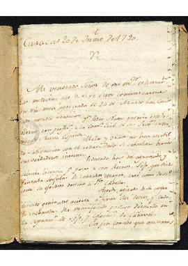 Carta de Esteban Fermín de León a Francisco de Saavedra, dando cuenta de la situación de los mini...