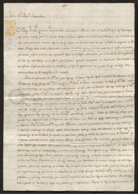 Carta de Pedro Brizzio a Francisco de Saavedra, dando cuenta de sus méritos y solicitando un empleo