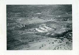 Vista aérea del Colegio Máximo y los terrenos de Cartuja