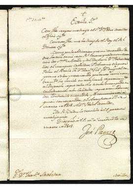 Real Decreto por el que Fernando VII ratifica en sus puestos a los jefes de despacho nombrados po...