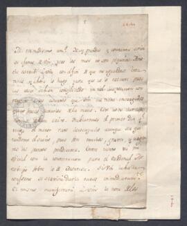 Cartas particulares de "Tesorero" (Felipe González Vallejo) a Francisco de Saavedra, so...
