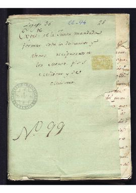 Carta particular de "Avange" a Francisco de Saavedra, sobre asuntos relativos al Consej...