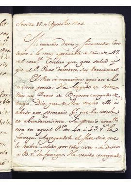 Carta del asistente de Sevilla a Francisco de Saavedra, comentando diversos asuntos de la ciudad