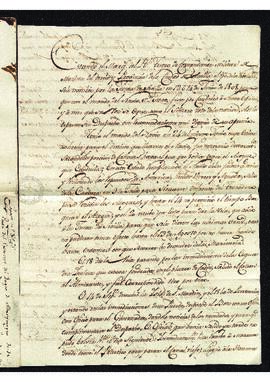 Informe del marqués de real tesoro del viaje que realizó, entre agosto de 1808 y febrero de 1809,...