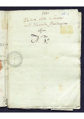 Carta de Bernardo Iriarte a Francisco de Saavedra, sobre la propuesta de Acta de Navegación