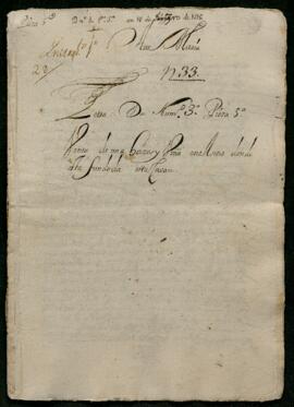 Carta de venta de Isabel Mulaulama y su hijo Fernando Alhage. Letra D núm. 3 pieza 5ª nº33.