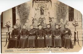 Alumnos del Seminario Menor; 1917.