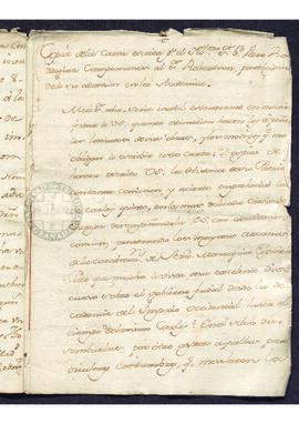 Cartas cruzadas entre Pedro Rodríguez Campomanes y Guillermo Robertson, sobre la admisión de este...