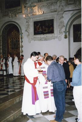 Misa de inauguración del curso 1992-1993 en el Monasterio de Cartuja.