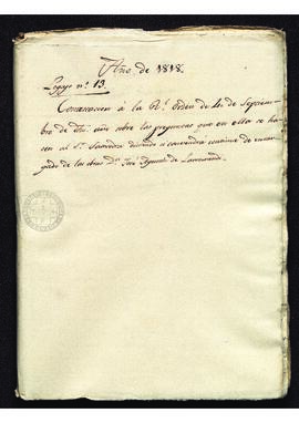 Documentación relativa a las actividades en la Compañía del Guadalquivir de José Agustín Larramen...